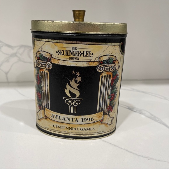 The Seckinger Lee Company Olympic Centennial Atlanta 1996 Stockholm 1956 Tin - Picture 1 of 7